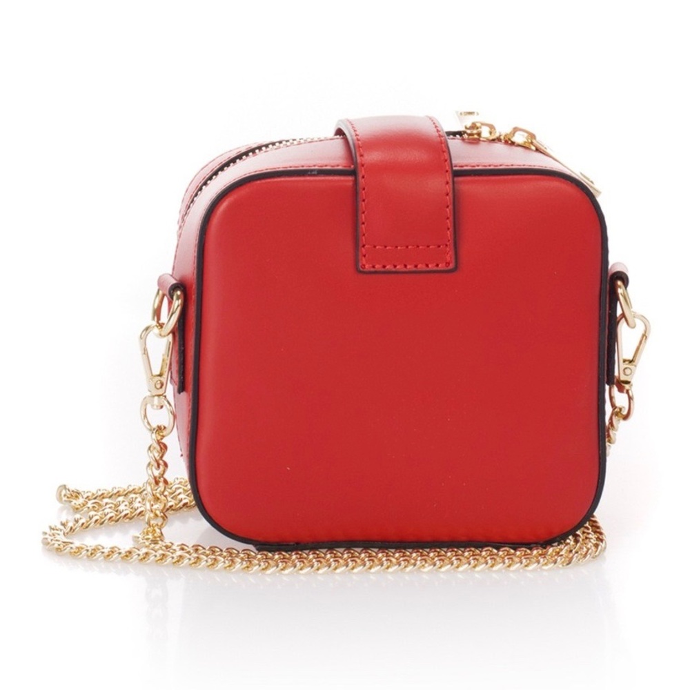 ♥️LISA MINARDI CROSSBODY BAG in RED CHILI🌶 NWT - Picture 3 of 5